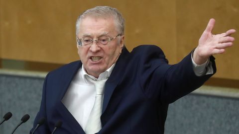 Ajakirjanik süüdistab Žirinovskit käperdamises