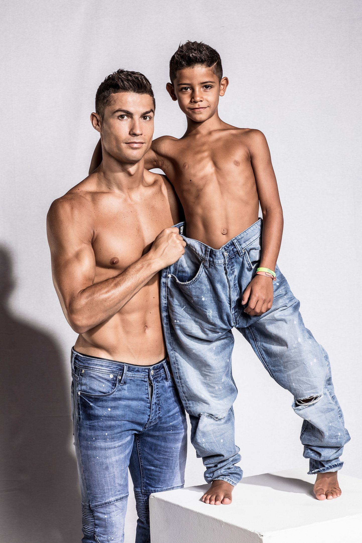 Cristiano Ronaldo ja tema poeg Cristiano juunior