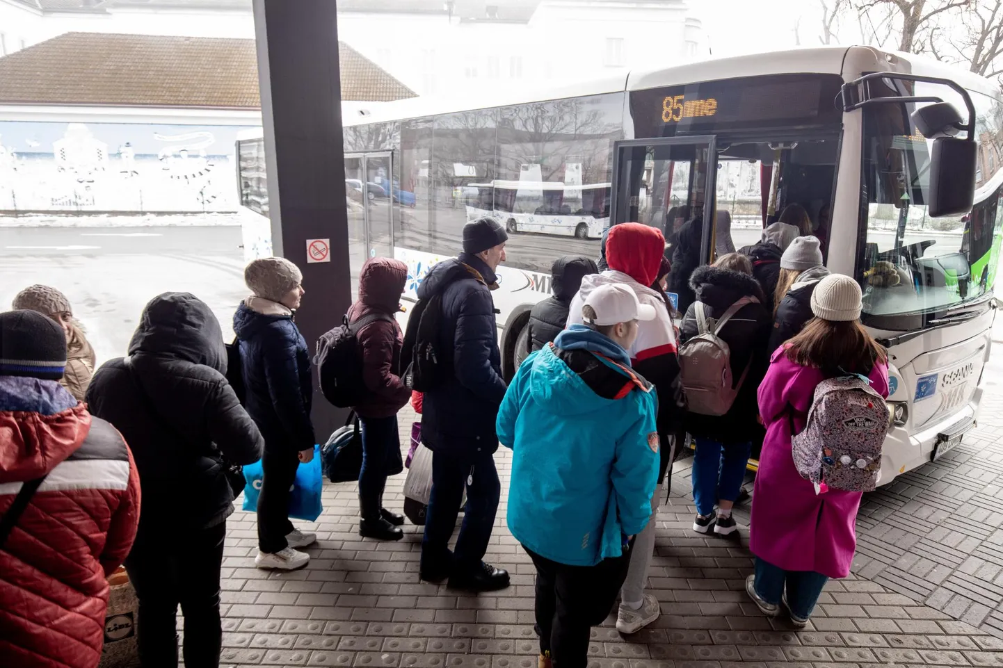 Pärnu bussijaam.