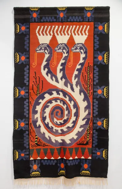 Tekstiilikunst. Oskar Kallis «Ussikuningas» 1915, ERM.
