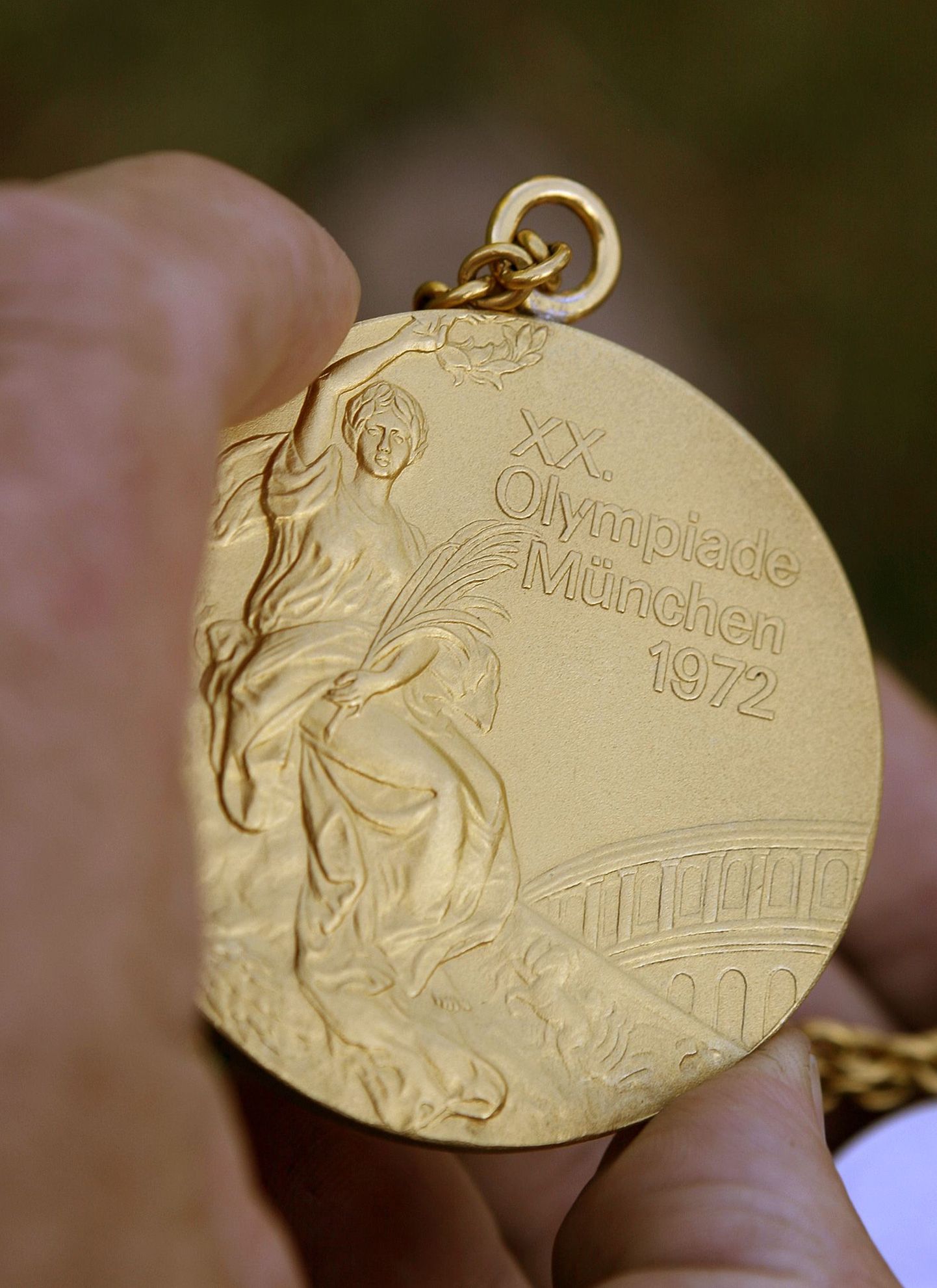 Jüri Tarmaku Müncheni olümpiamängudel võidetud kuldmedal.