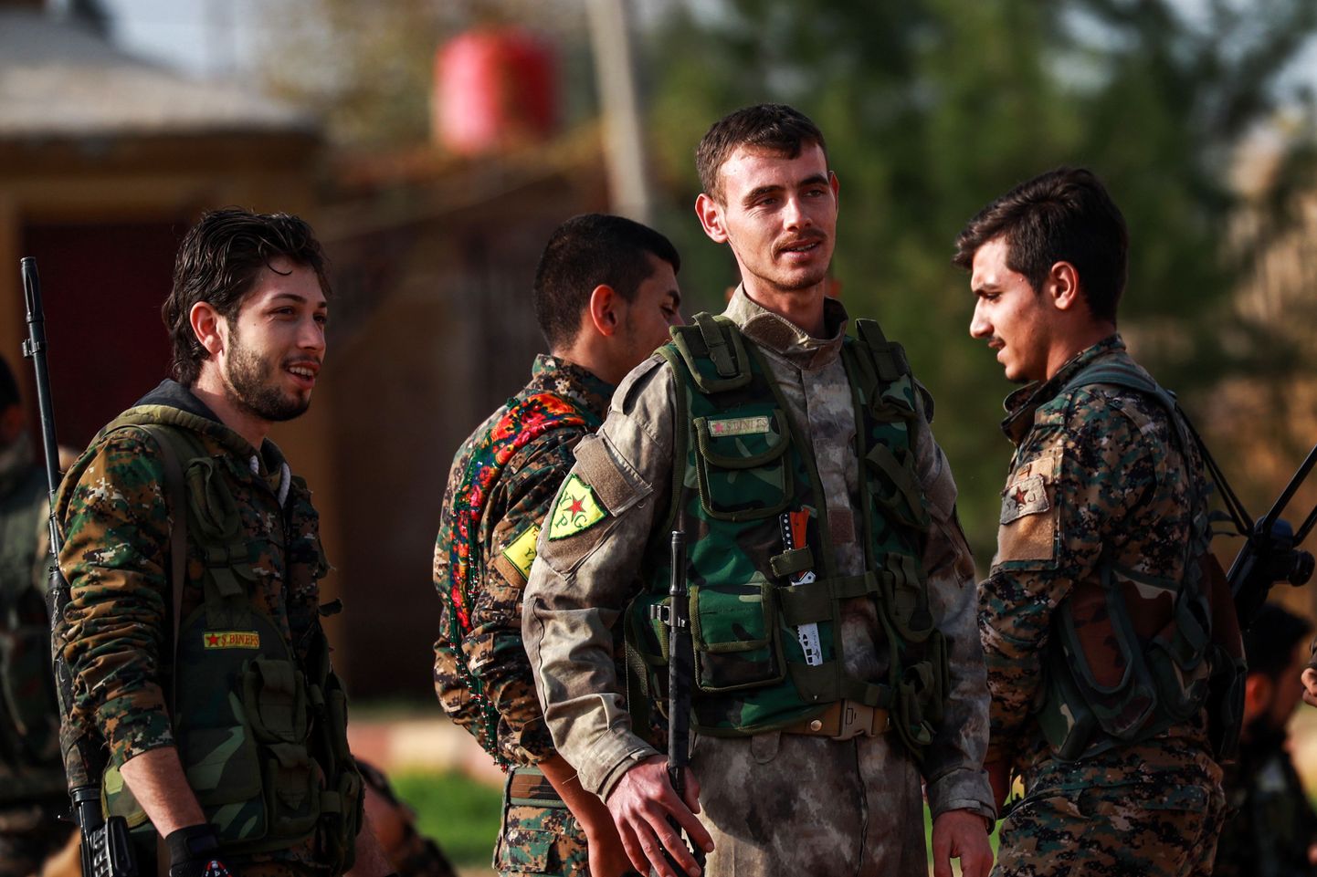 Süüria kurdi rahvakaitseüksuste (YPG) võitlejad 6. detsembril riigi kirdeosas Qamishlis.