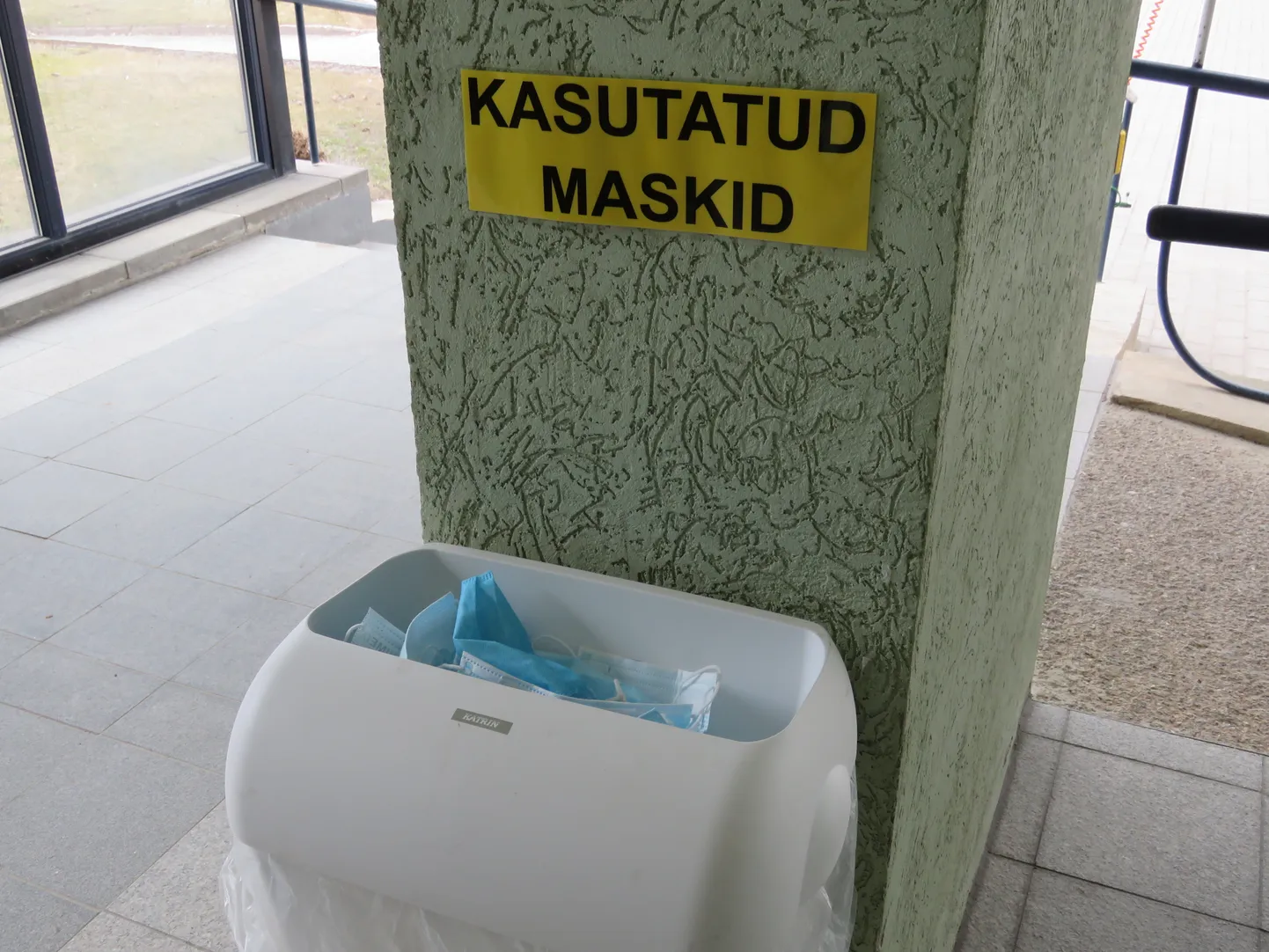 Kasutatud kaitsemaskid.