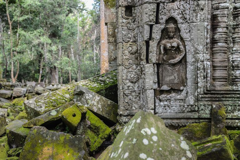 Kambodža kuulus Angkor Wati templikompleks.