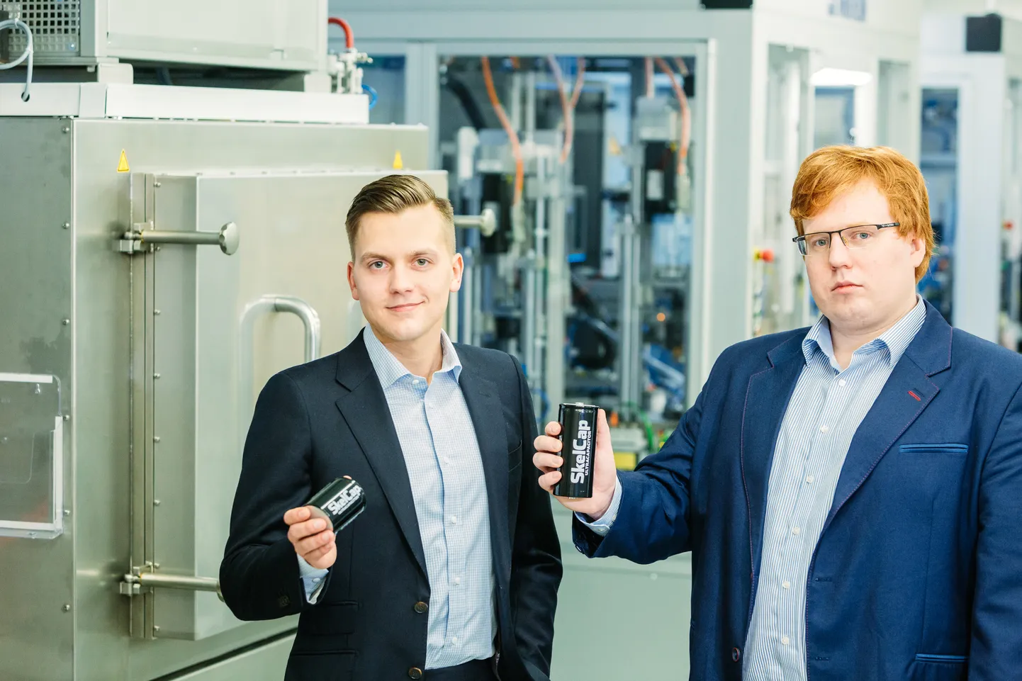 Skeleton Technologies tegevjuht Taavi Madiberk (paremal).