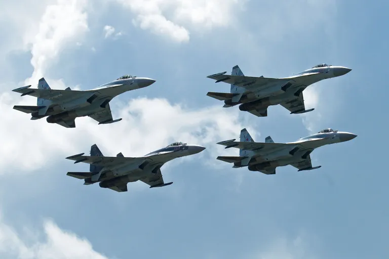 Su-35 hävituslennukid. Foto: