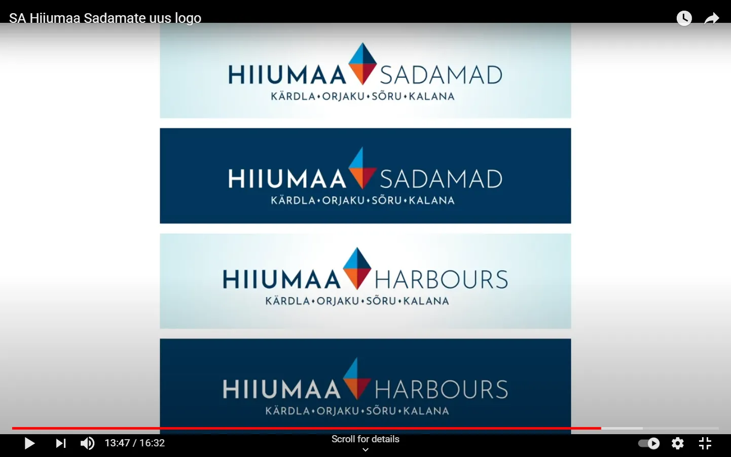 SA Hiiumaa Sadamad uus kaubamärk