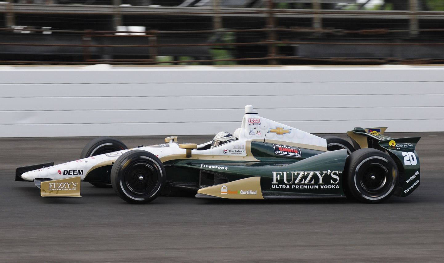 Ed Carpenter stardib karjääri jooksul esmakordselt Indy 500 võidusõidule esikohalt.