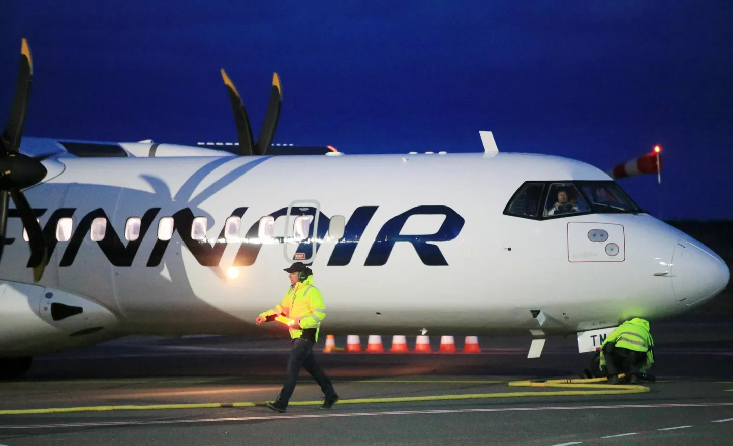 Самолет Finnair.