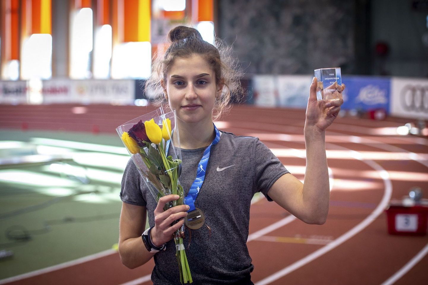 Этой зимой 16-летняя Екатерина Миротворцева установила рекорд Эстонии в помещении в ходьбе на 5000 метров, в минувшее воскресенье она стала обладательницей взрослого рекорда Эстонии и в ходьбе по шоссе на 10 километров.