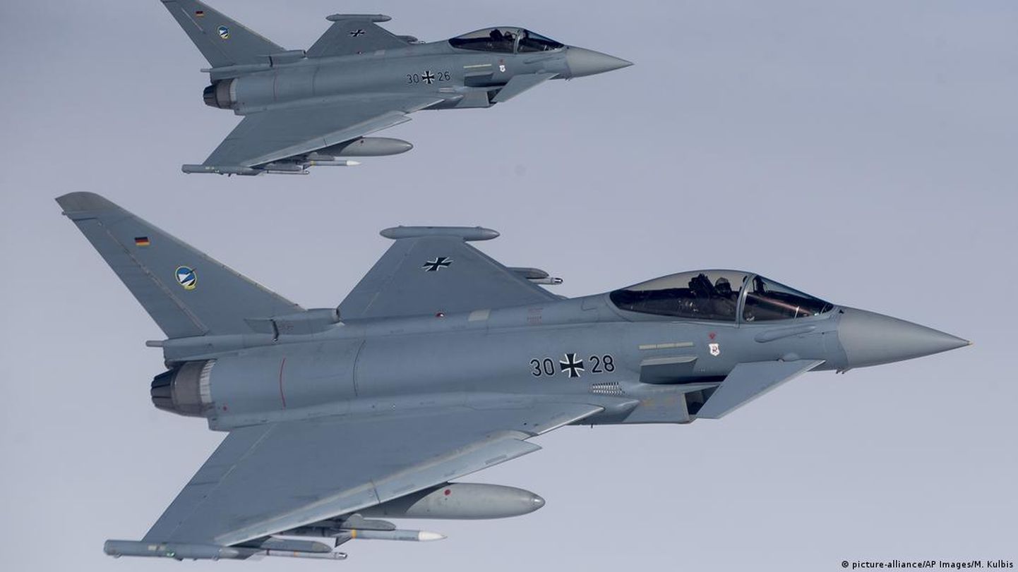 Немецкие Eurofighter патрулируют воздушное пространство Литвы