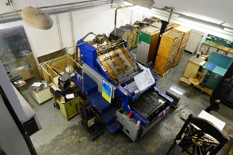 Muuseumil on mitu rasket masinat. Kõige raskem on 8500-kilone trükimasin Victoria.