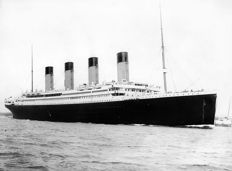 1912. aasta foto Titanicust lahkumas Southamptonist