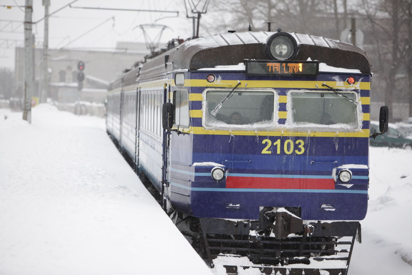 Elektriraudtee rong Balti jaamas