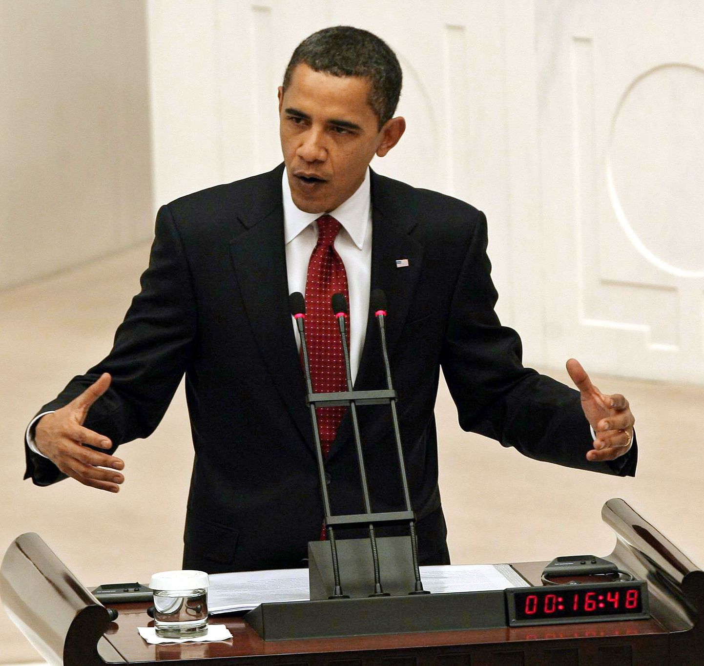 Barack Obama Türgi parlamendis.