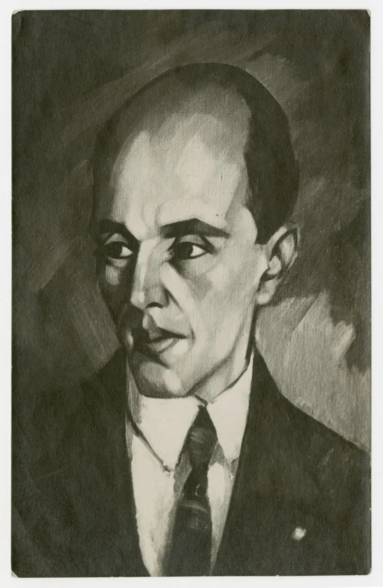 Konrad Mägi. Mehe portree. Õli