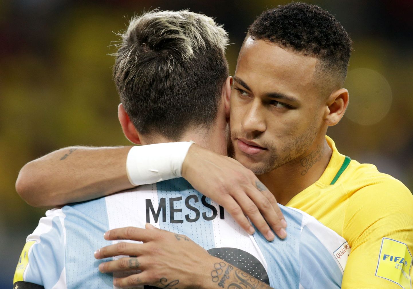 Lionel Messi ja Neymar.