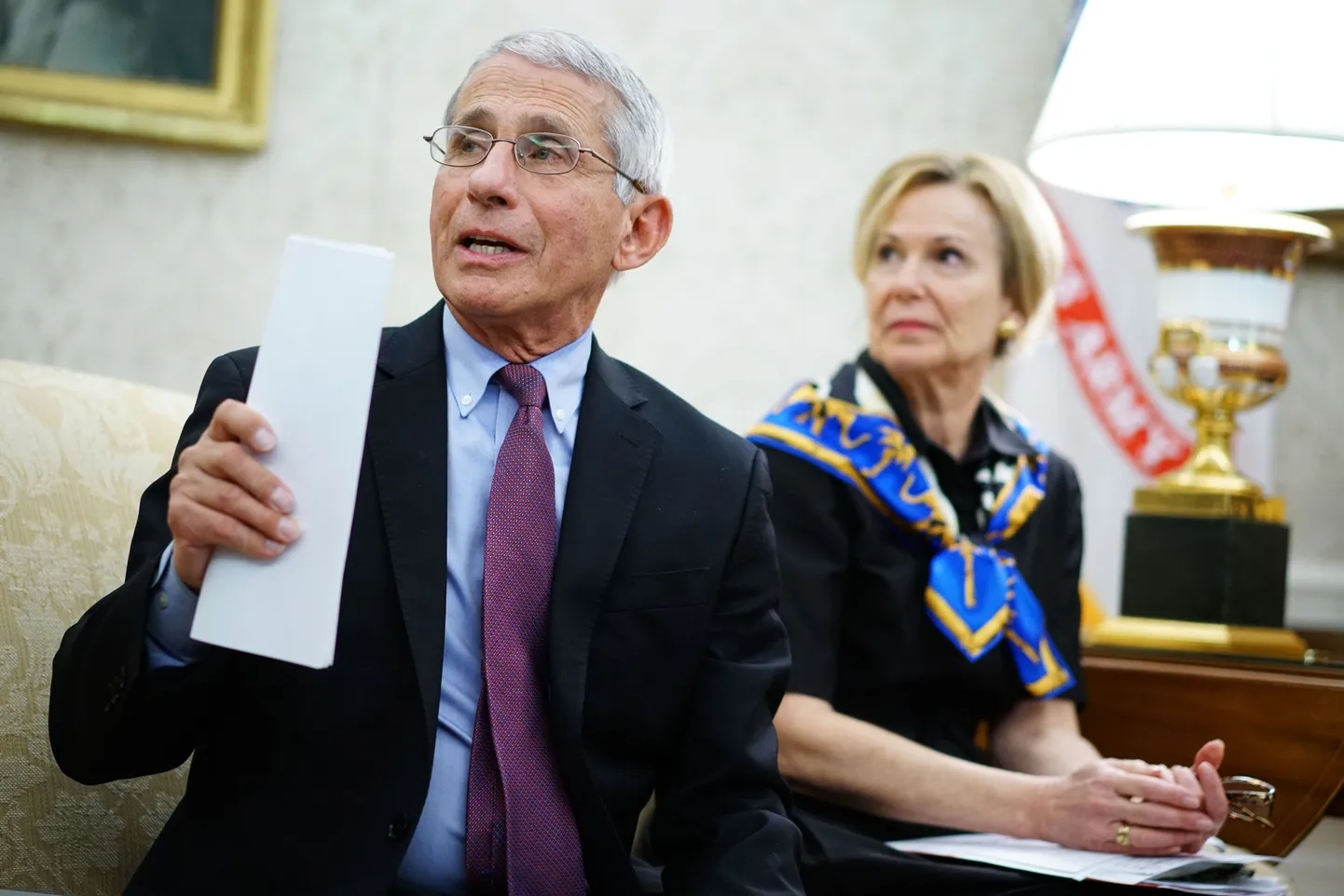 Anthony Fauci ja Deborah Birx.