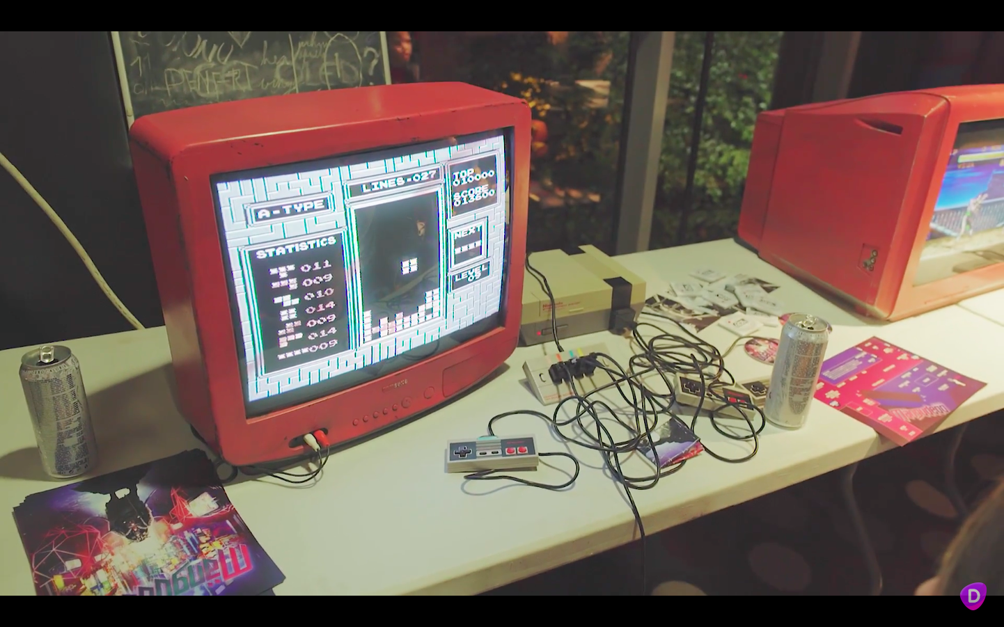 MängudeÖÖl Solarise keskuses sai võistelda ka retrohõngulises mängus Tetris.