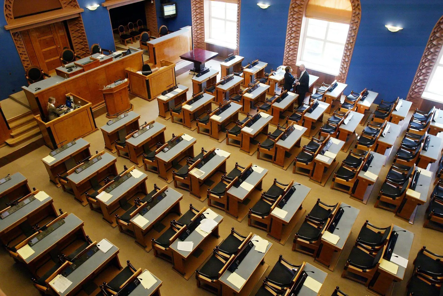 Riigikogu saal.