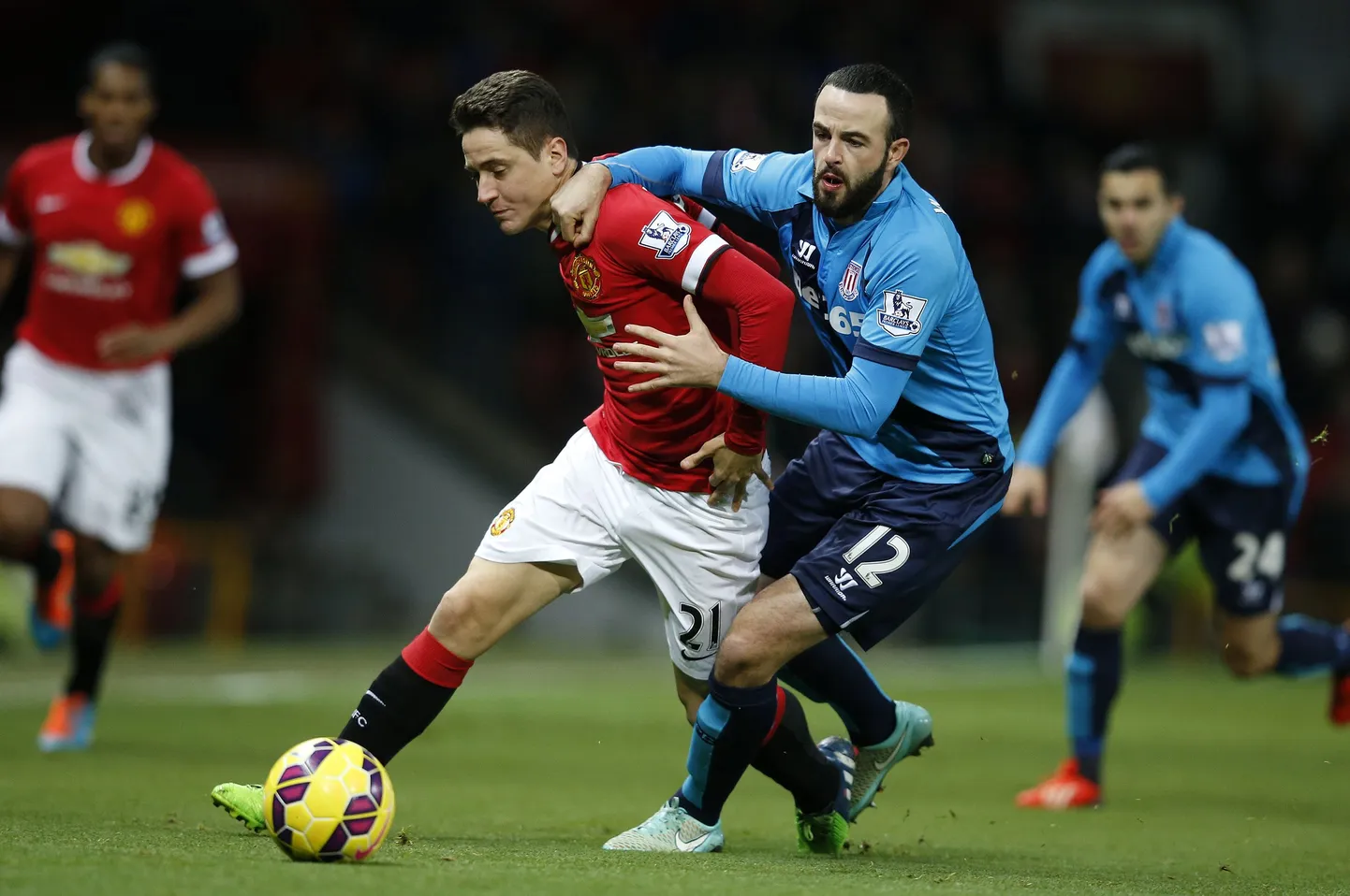 Ander Herrera (vasakul).