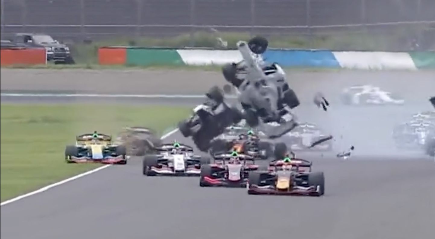 Liam Lawsoni avarii Jaapani Super Formula sarja eelviimasel etapil