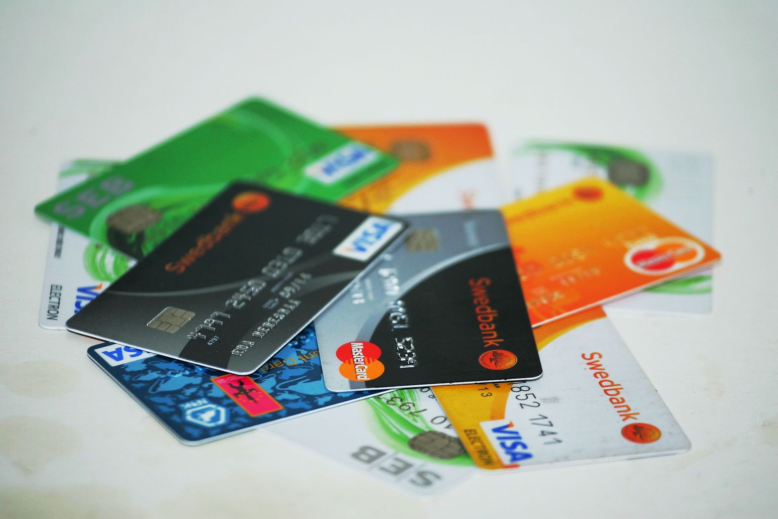 Eestis väljaantavad krediitkaardid.