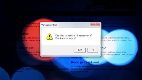 KAS OLED VÄHEMALT 18? ⟩ Euroopa Liit testib täiskasvanutele mõeldud sisu vaatamiseks vanusetuvastuse äppi
