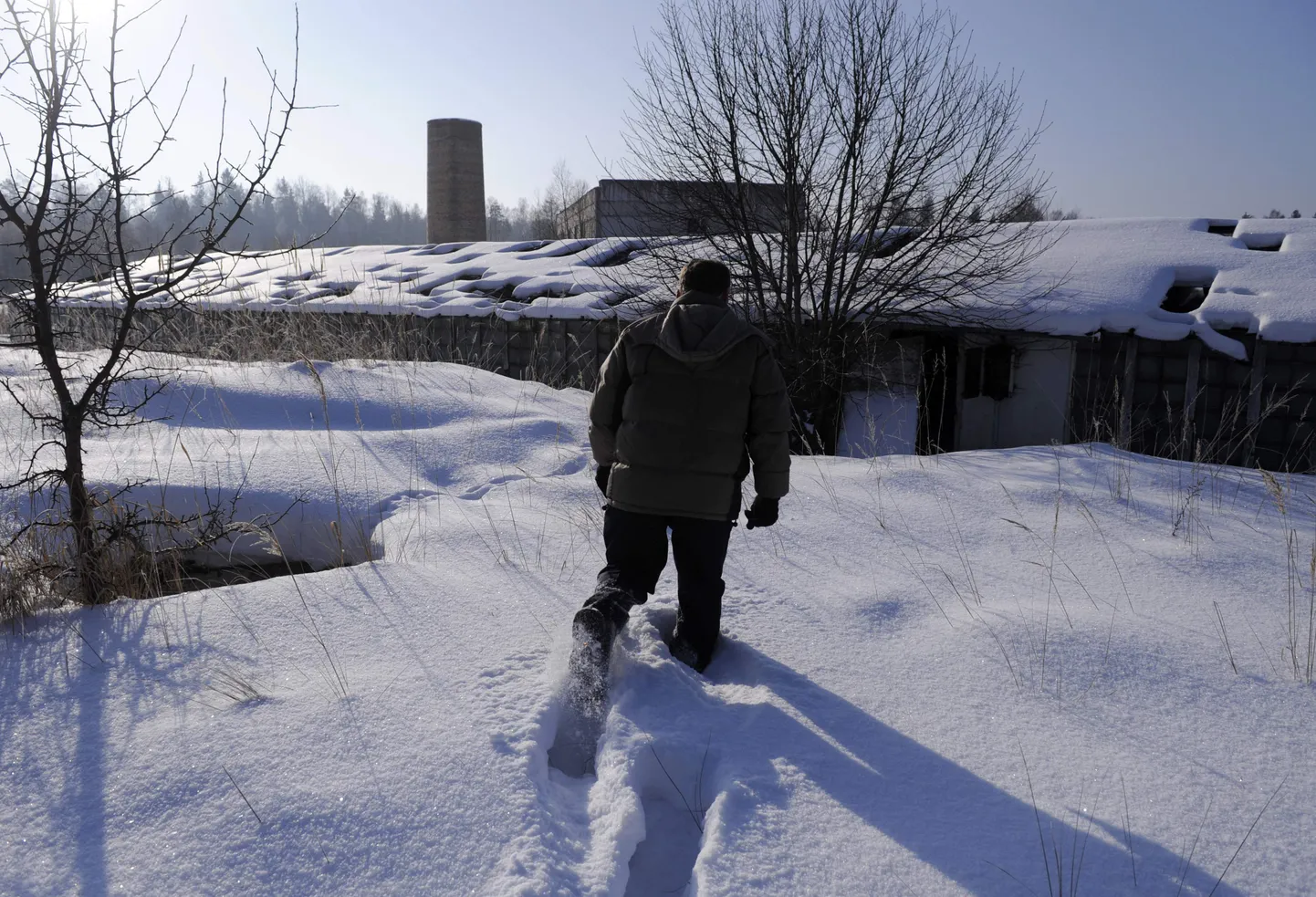 Lumes sumpav Skrunda linna elanik.