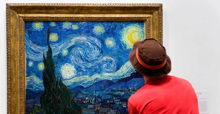 Vincent van Goghi «Tähistaevas» New Yorgi moodsa kunsti muuseumis.