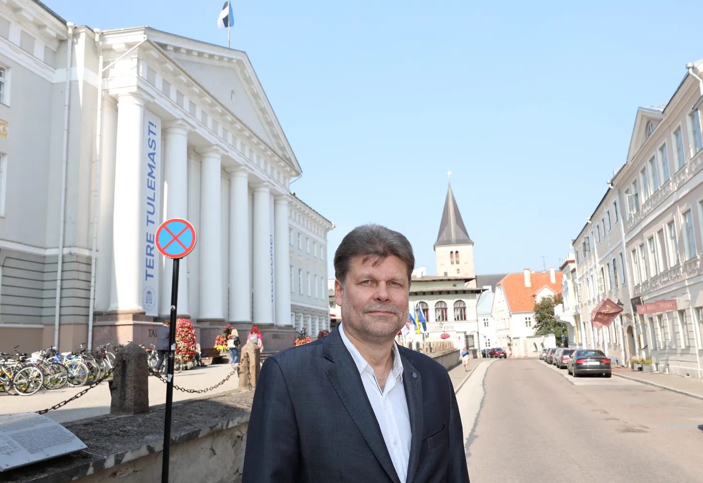 Tänavu Helsingi ülikooli audoktori tiitli pälvinud TÜ usuteaduskonna dekaan professor Riho Altnurme 
Foto Margus Ansu, Tartu Postimees