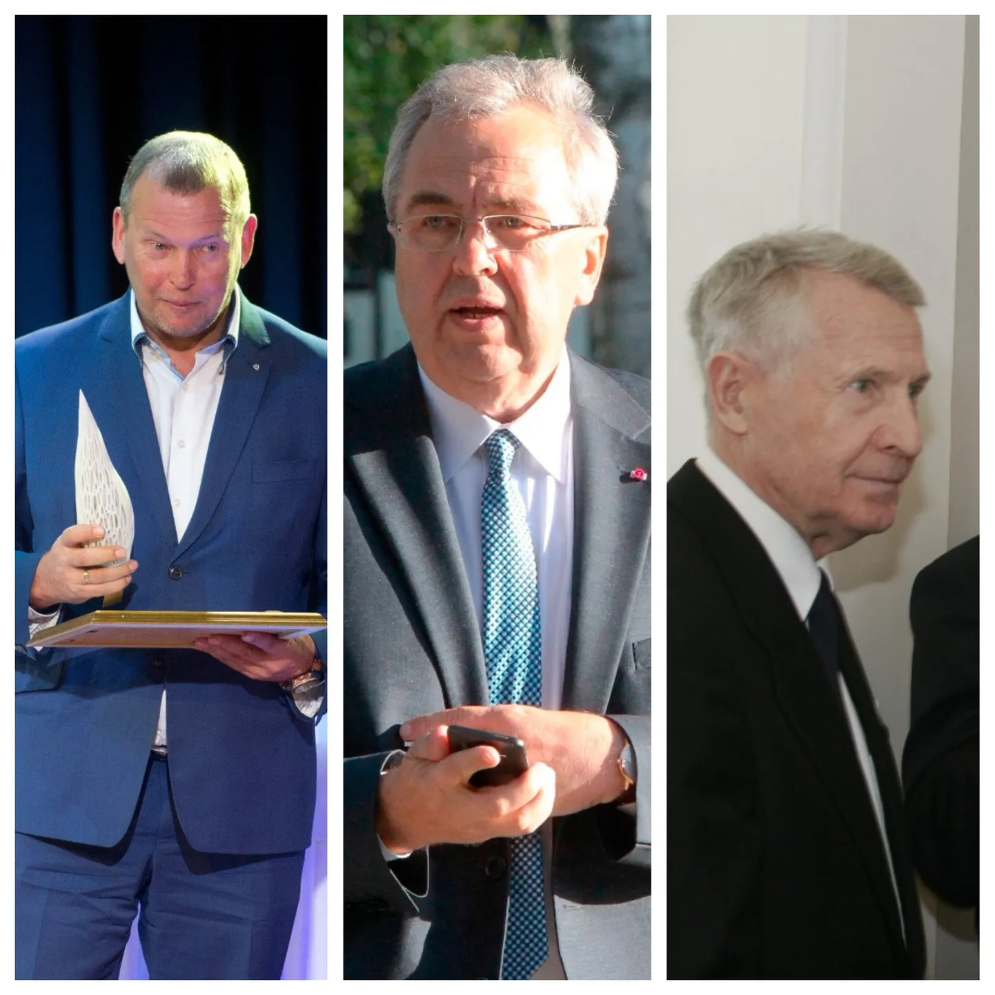 Ettevõtjad (vasakult): Heiti Hääl, Väino Kaldoja, Jüri Kraft