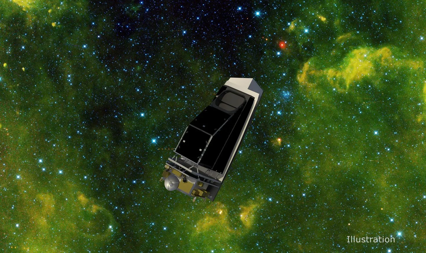 Satelīta “NEO Surveyor” ilustrācija.