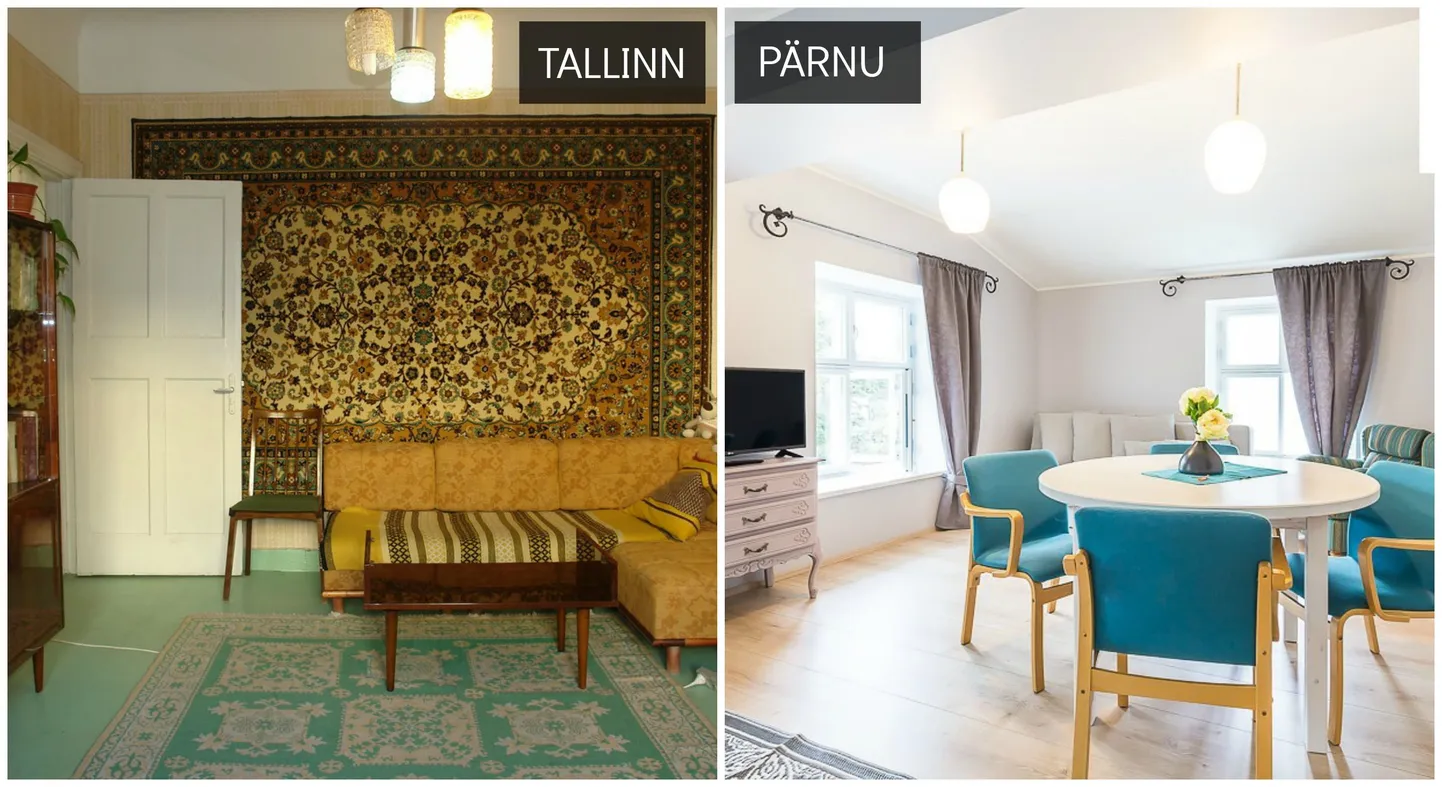 350-eurone üürikorter Lasnamäel vs Pärnus