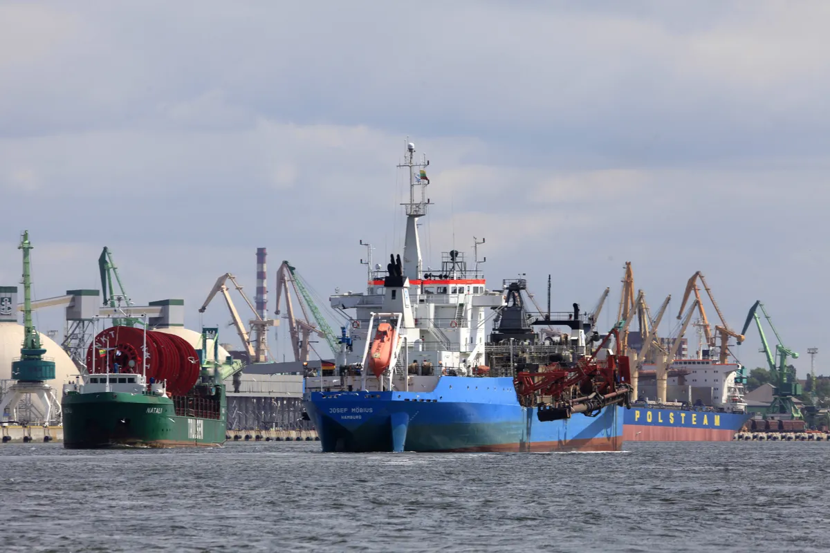 Laevad Klaipeda sadamas.