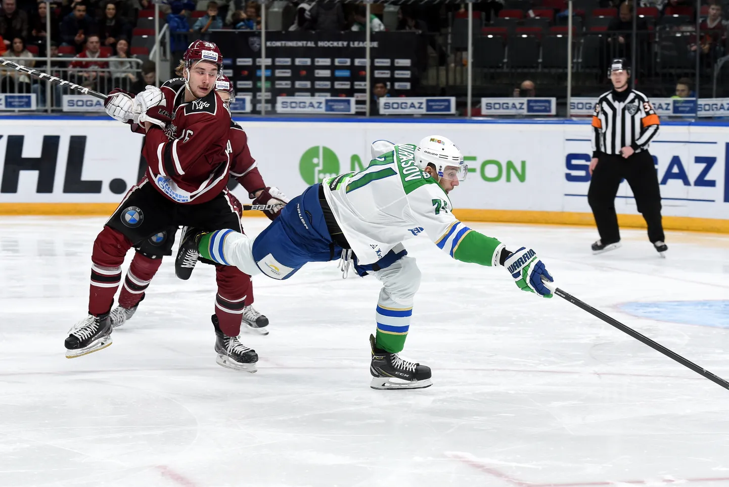 KHL spēle: Rīgas "Dinamo" - Ufas "Salavat Julajev"