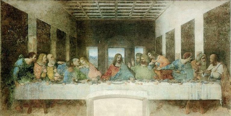 Leonardo daVinci maal «Püha õhtusöömaaeg». Foto: Wikipedia