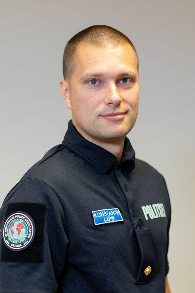Piirkonnapolitseinik Konstantin Lepik.