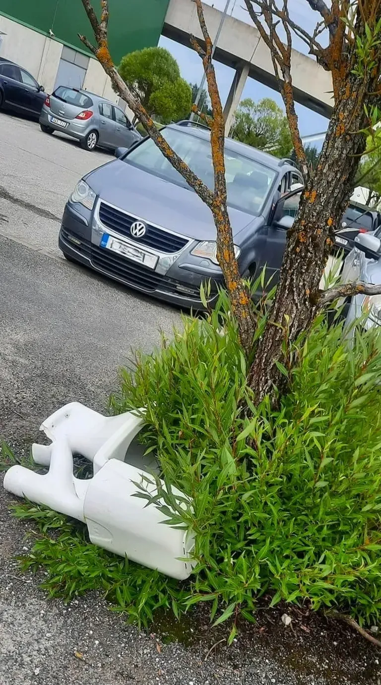 Vētras atpūstais klozetpods.