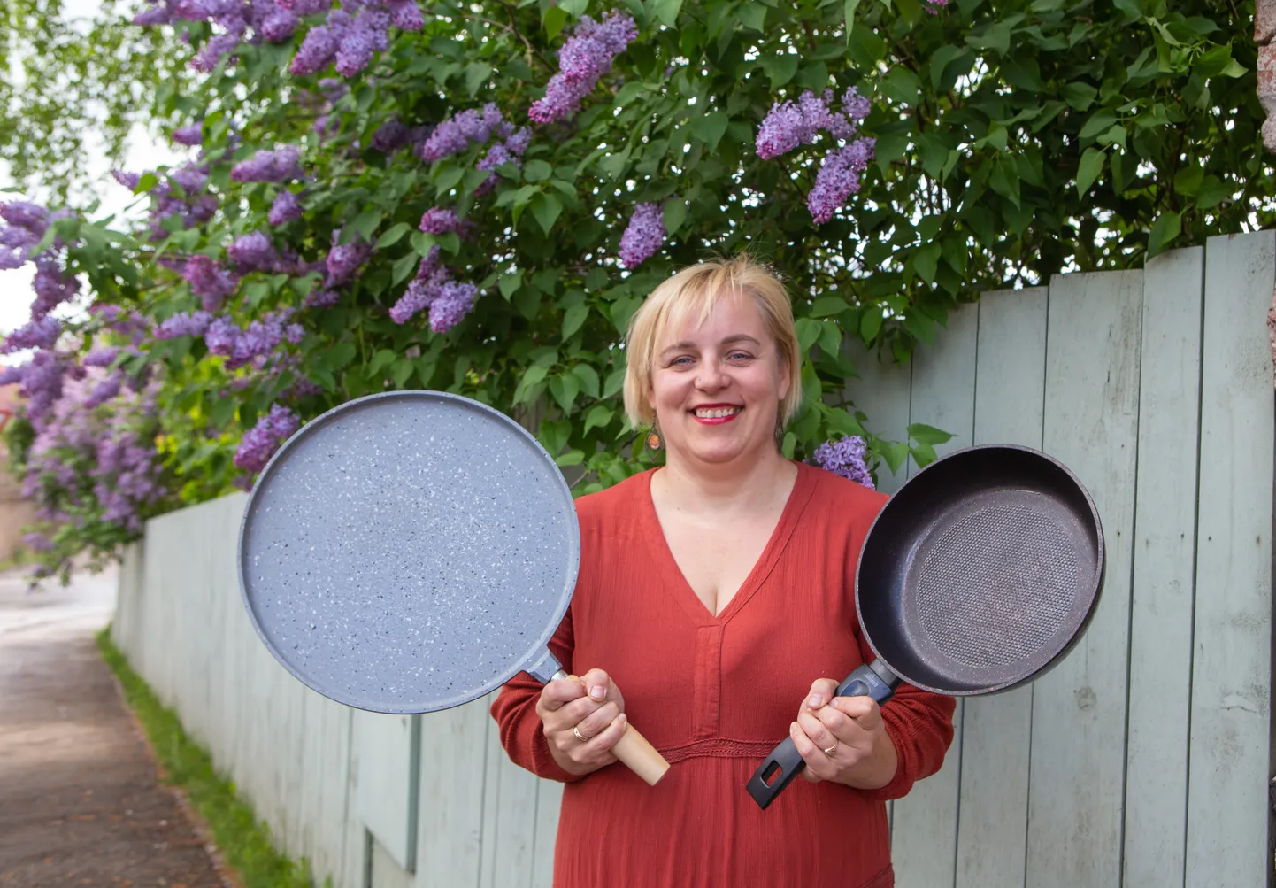 Margit Kirss peab Viljandi kesklinnas omanimelist muhedat kodurestorani Kirsiköök.