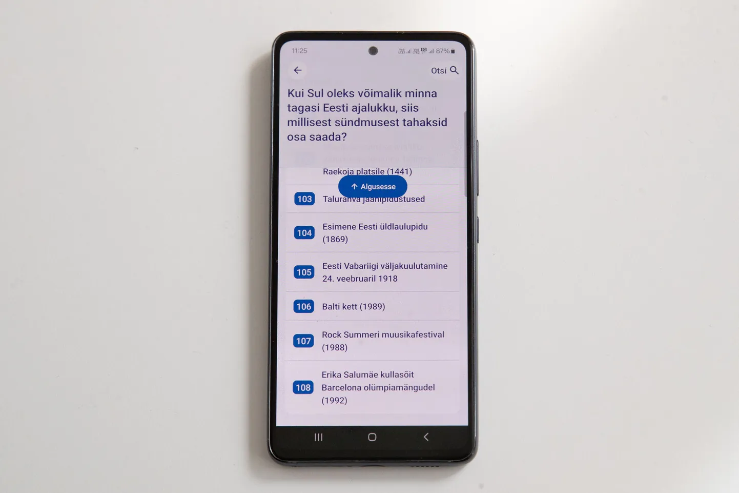 Mida kujutab endas E-valimiste mobiilirakendus.