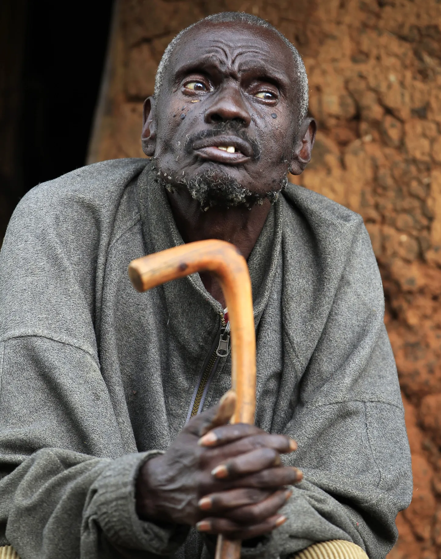 Aafrika šamaan. Pilt on illustreeriv