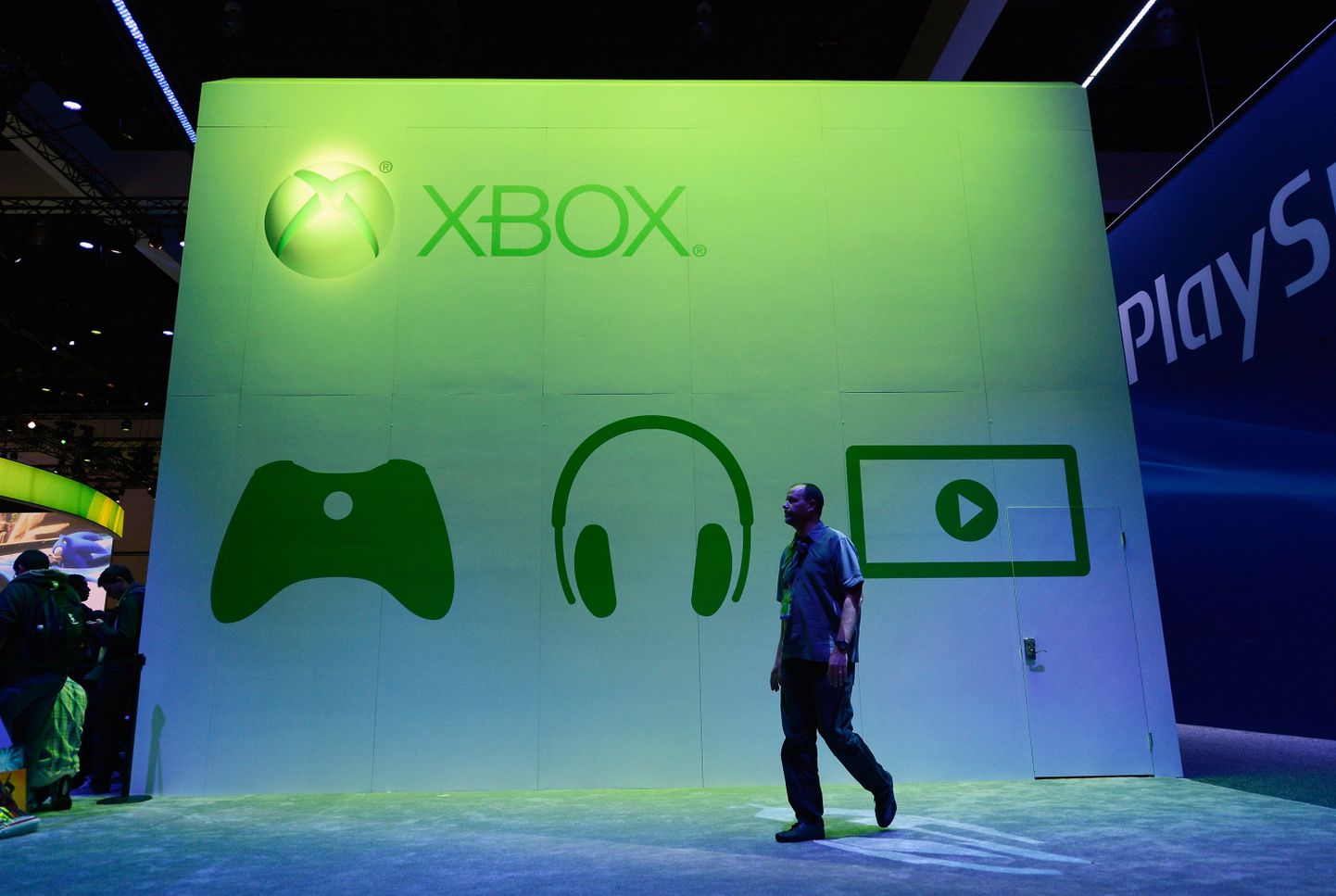 Xboxi boks Los Angelese mängukonverentsil.
