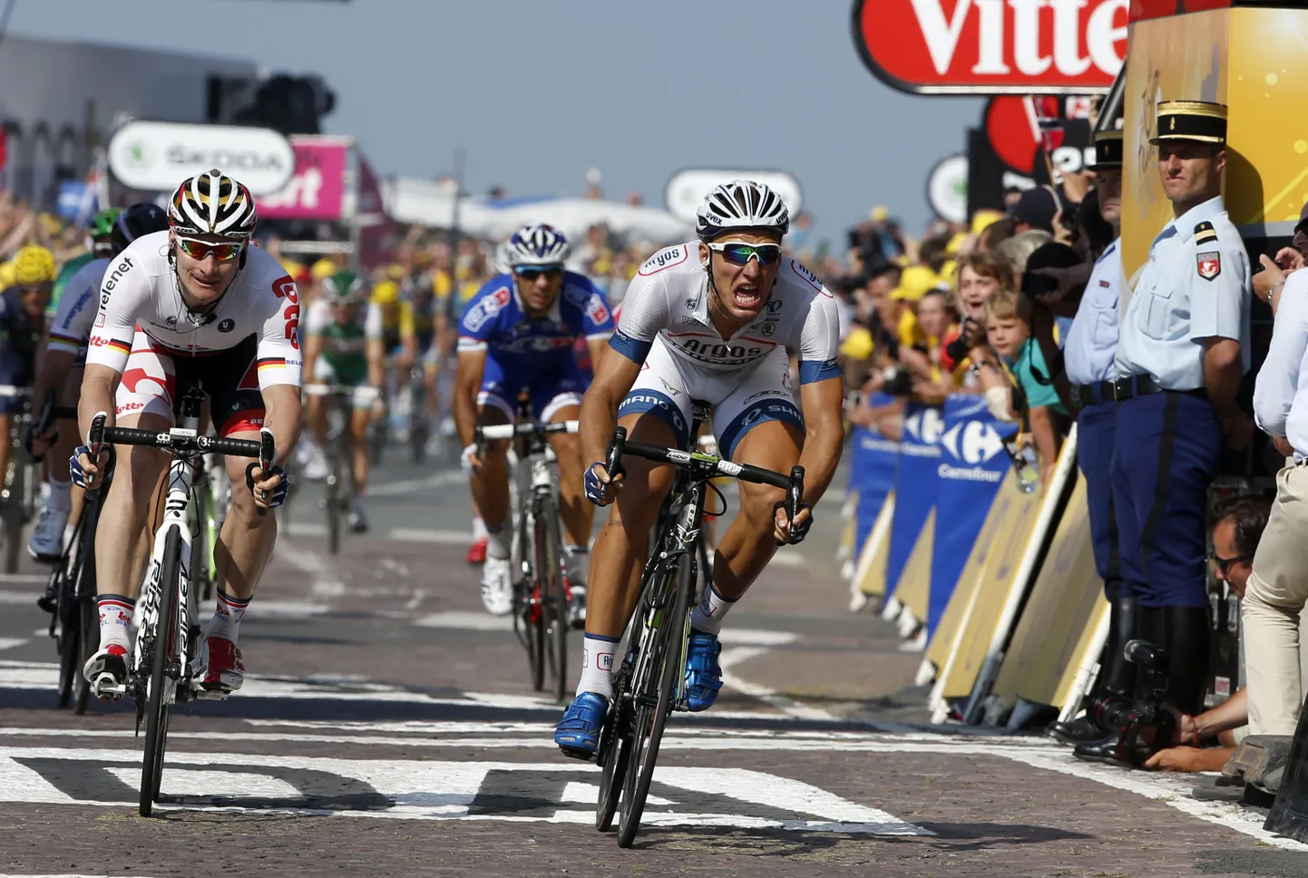 Marcel Kittel (keskel).