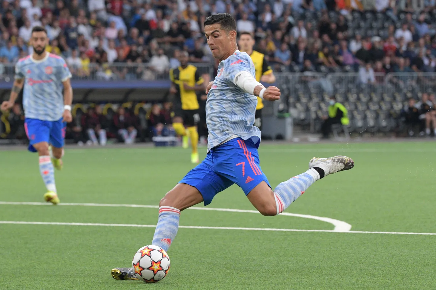 Manchester Unitedi ründetuus Cristiano Ronaldo.
