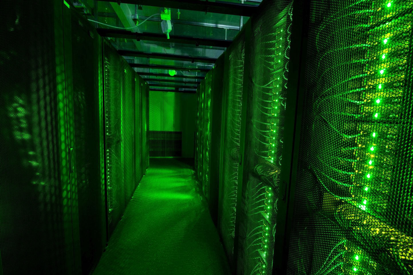FILE PHOTO -  Servers for data storage are seen at Advania's Thor Data Center in Hafnarfjordur, Iceland August 7, 2015.   REUTERS/Sigtryggur Ari/File Photo