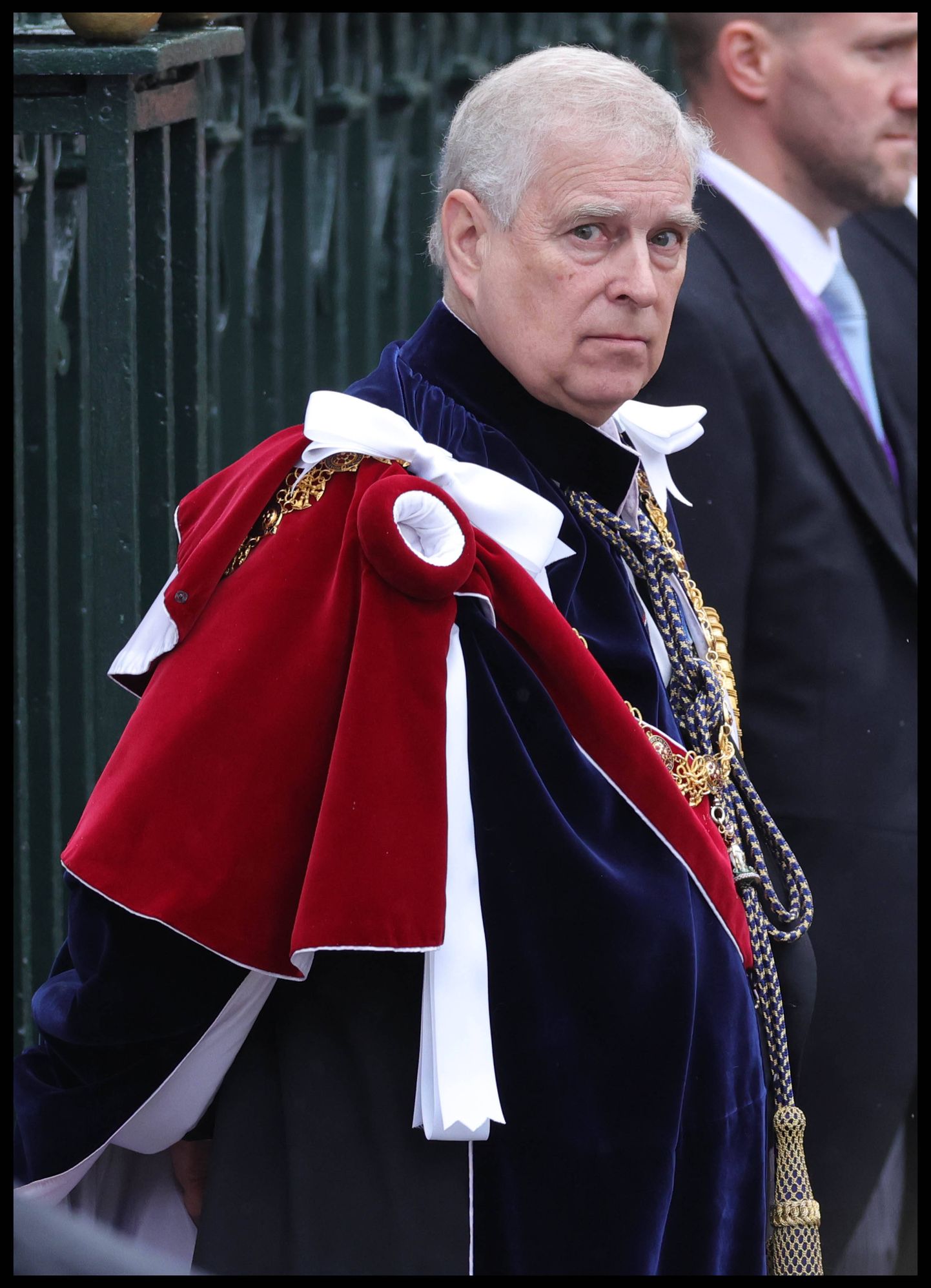 Prints Andrew kuningas Charles III kroonimispidustustel