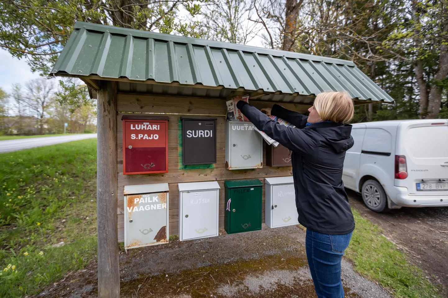 Lehtede kojukanne.