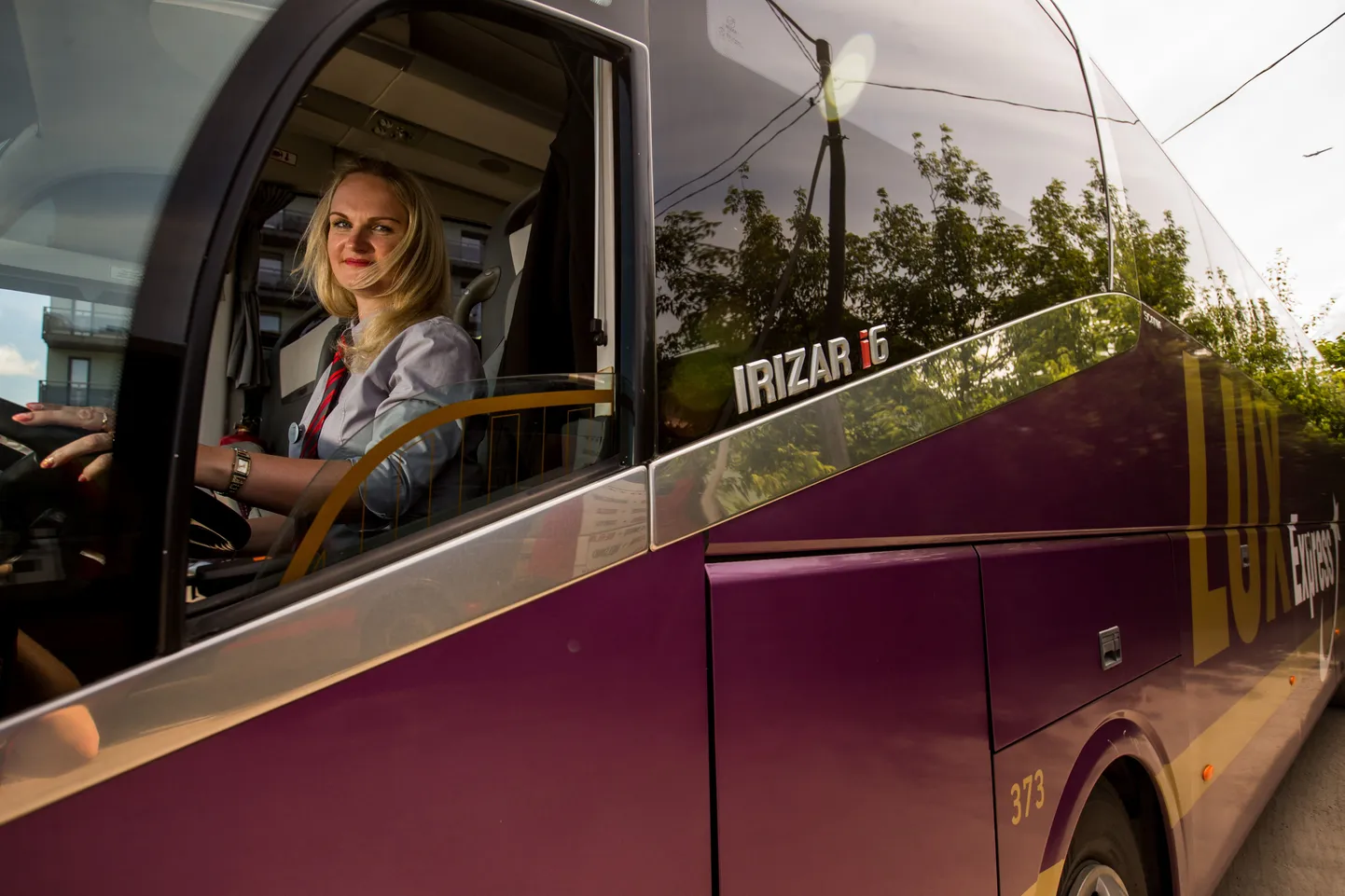 Lux Ekspressi bussijuht Kairi Jürgenson.
