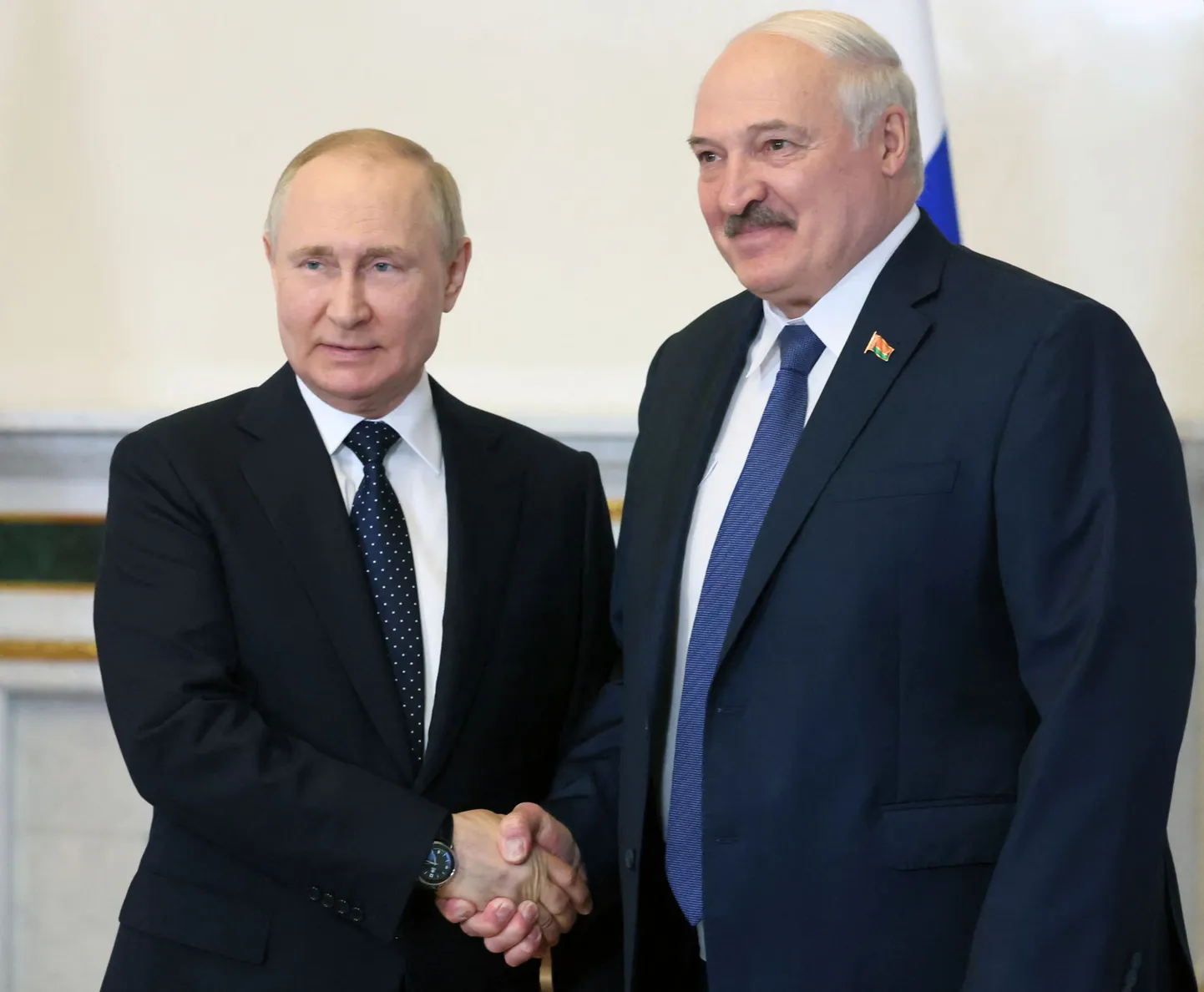 Владимир Путин и Александр Лукашенко.